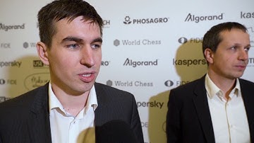 Jerusalem Grand Prix 2019 Round 1, Game 2. Interview with Dmitry Andreikin and Radoslaw Wojtaszek