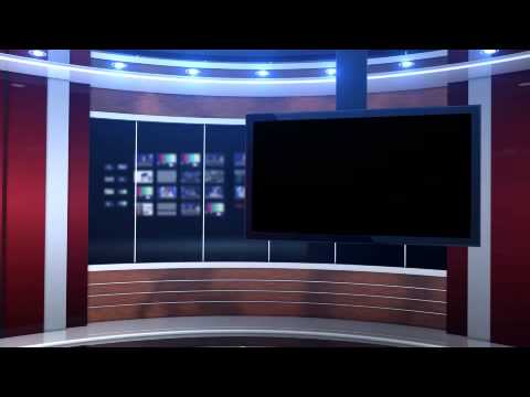 Red Studio Background Virtual Set - YouTube