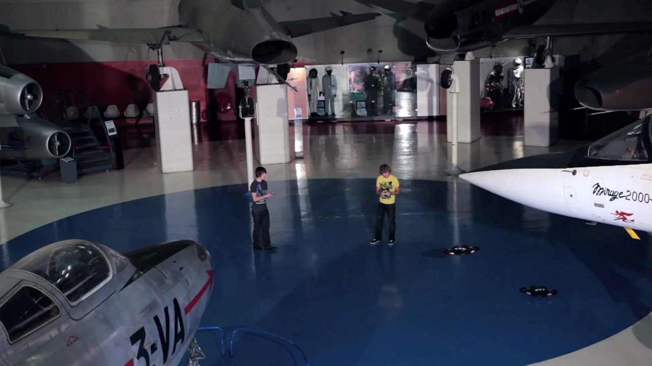 bourget college Duel AR.Drone: AR.Pursuit the 1st augmented reality video game (Short version)