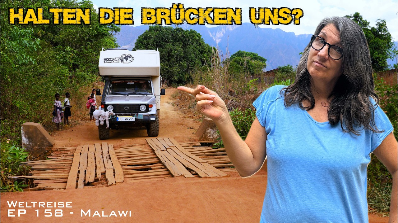 Unser 4 Tonnen Camper und die maroden Brücken von Malawi! | Transafrika | Offroad | EP158