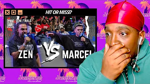 HEATTTTTER!! ZEN vs MARCEL | PenGame Rap Battle 2025 (AMERICAN REACTS)