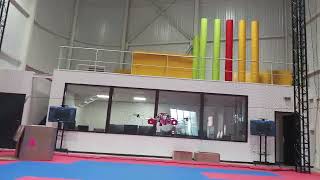 Home-made UAV with soft landing gear, Indoor flight test @EANC screenshot 5