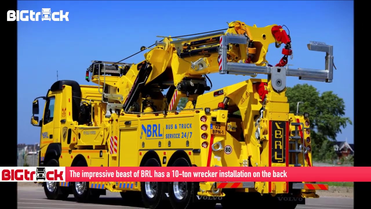 BRL Volvo FM with Erkin Rotator crane YouTube