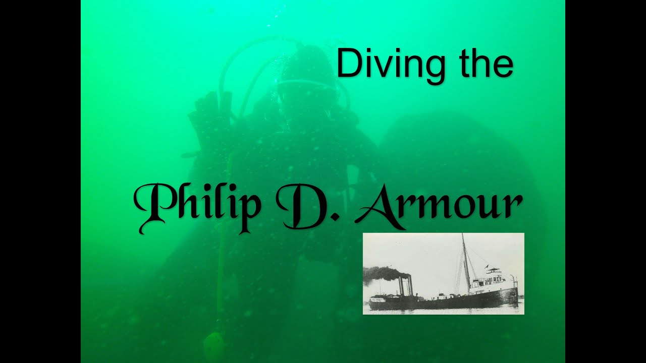 Diving the Philip D. Armour in Lake Erie YouTube