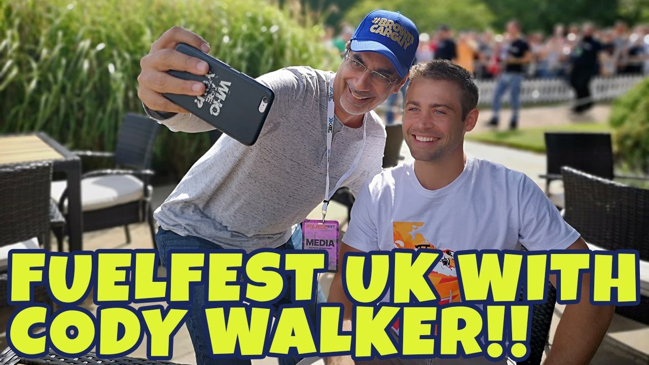 Cody Walker Interview at Fuel Fest UK 2019 plus Tyrese & original F&F