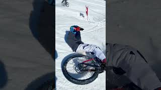 When You Mountain Bike On Snow