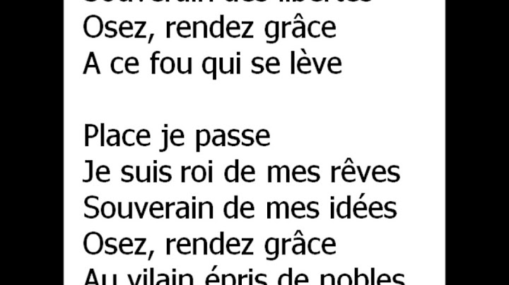 lyrics place je passe