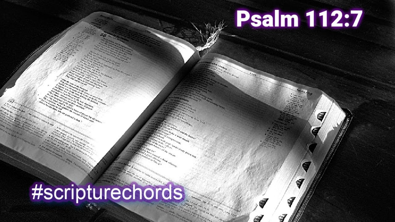 Psalm 112:7 with SOOTHING Array Mbira 