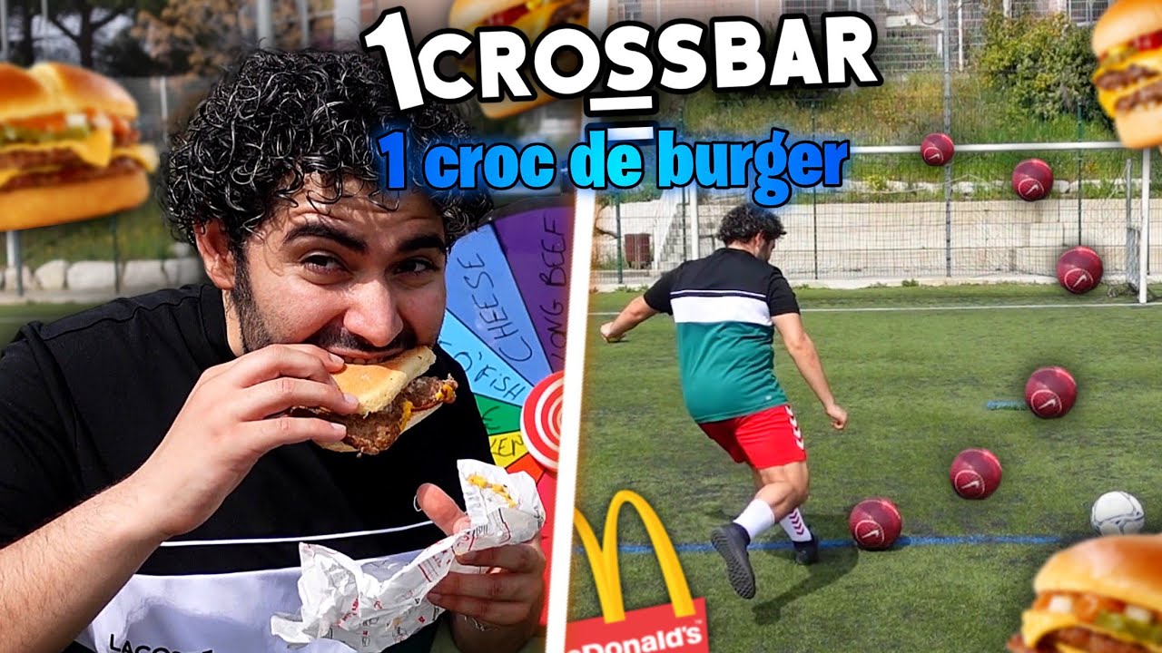 UNE CROSSBAR = UN BURGER ! 🍔🍟