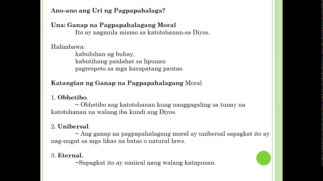 Pagkakaiba at Pagkakaugnay ng Birtud at Pagpapahalaga (ESP 7) - YouTube