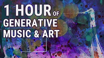 1 HOUR of Generative Ambient Music & Art by Christopher Sisk
