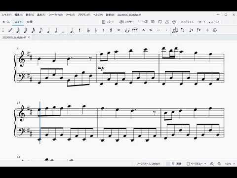 Study No.47  MuseScore 4
