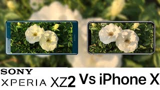 Sony Xperia XZ2 Vs iPhone X Camera Test