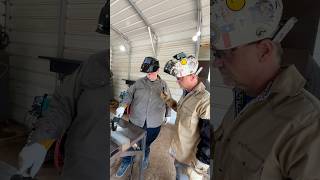 Trying out a Yes Welder Flux-135 Pro that was sponsored to our school #a1weldingclasses