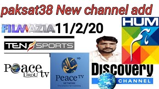 Paksat38 New channel add peace tv Urdu and many more screenshot 3