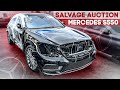 I found a cheap wrecked mercedes s550 at salvage auction
