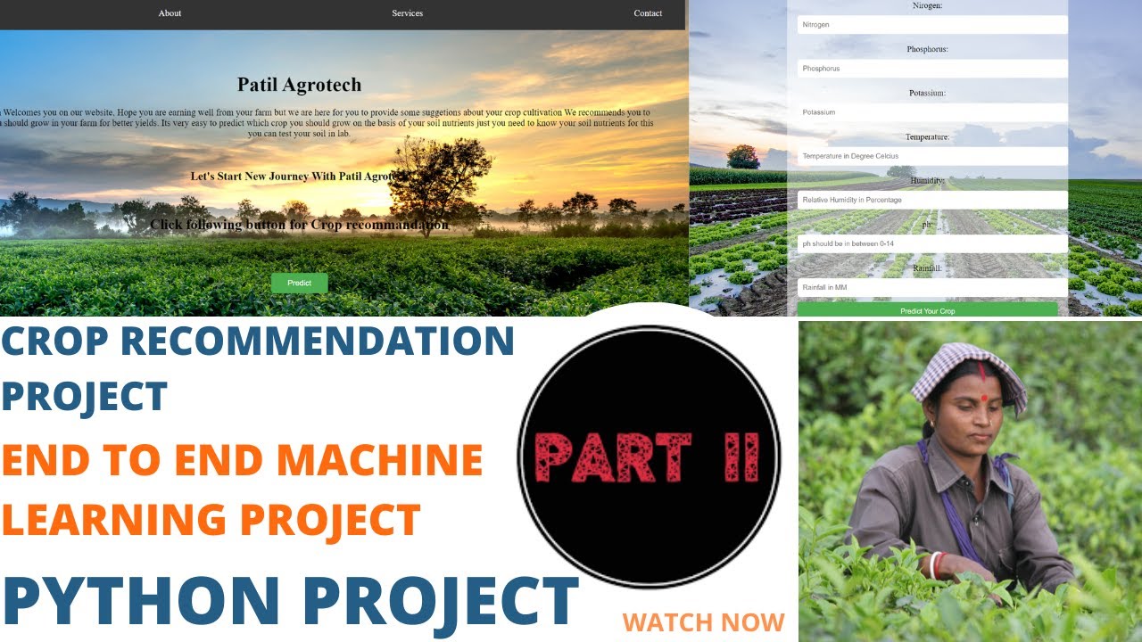 Machine learning project | Crop recommendation project | Part 2 # ...