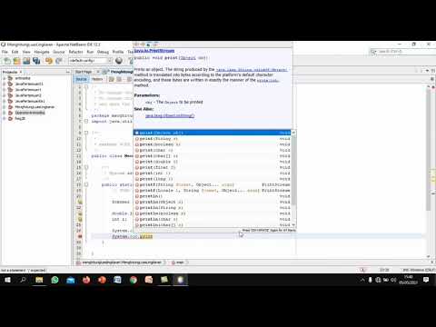 Menghitung Luas Lingkaran dengan menggunakan NetBeans