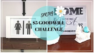 $5 Goodwill Challenge |  Spring 2019