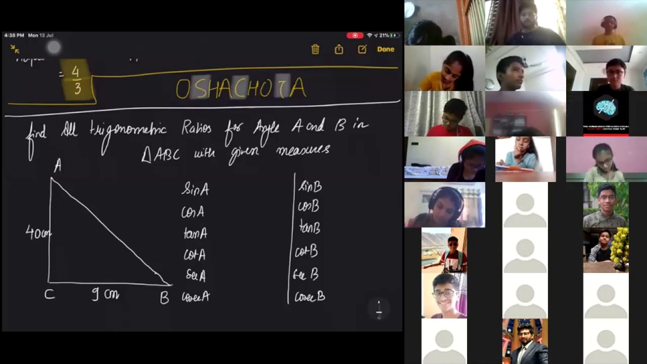 online lecture 1 trigonometry grade 10 youtube
