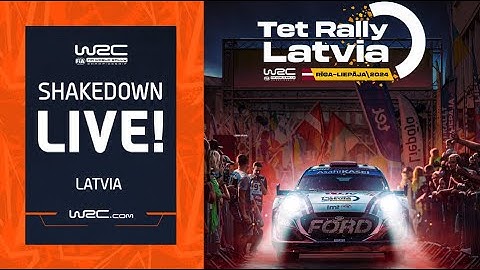 🔴 Shakedown LIVE | WRC Tet Rally Latvia 2024