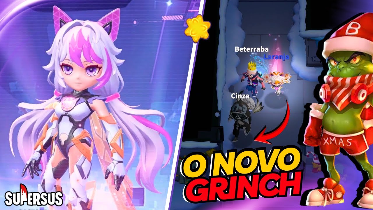 AGORA ELE ENXERGA NO ESCURO! O AJUSTE SECRETO DO GRINCH no Super sus - Quem é o Impostor?