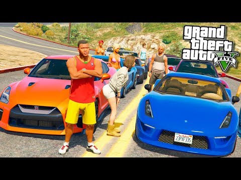 УЛИЧНЫЕ ГОНКИ НА NISSAN GTR РЕАЛЬНАЯ ЖИЗНЬ ГТА 5 #4! ОБЗОР МОДА ГТА 5 ВИДЕО GTA 5 МОДЫ