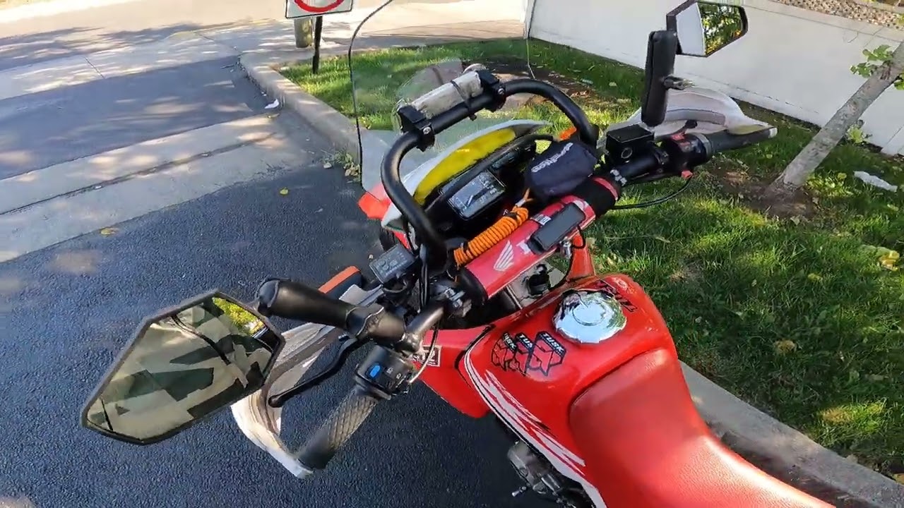 Zeta adventure windscreen review #xr650l - YouTube