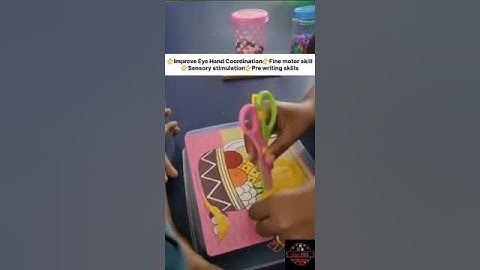 Activities for Eye-hand coordination and Fine motor skills #childdevelopment #finemotorskills #cdc