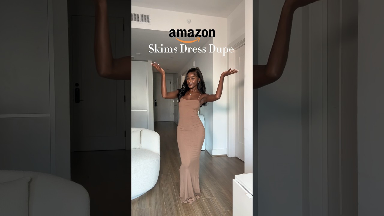 skims dress dupe! Linked in my storefront in bio