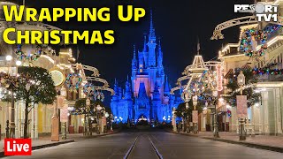 Live Wrapping Up Christmas At Magic Kingdom - Walt Disney World Live Stream - 1-6-24