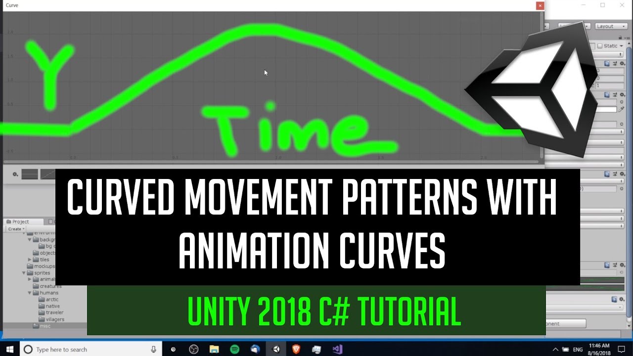 How To Move A Kinematic Body With An Animation Curve Unity 18 Tutorial Youtube