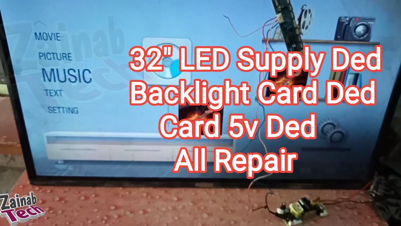 Power Supply Ded | Backlight Card Ded | Card 5v Ded | Repair All Sections | Repair LED LCD Tv
