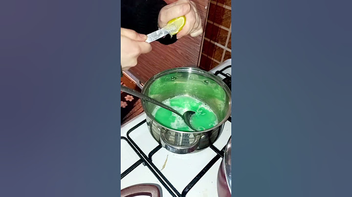 ضعي صابون بالمياه المغليه
