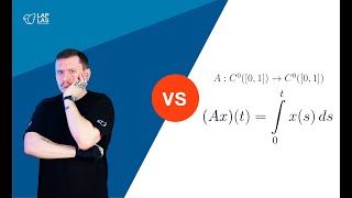 картинка: Обратим ли оператор интегрирования? | Функциональный анализ | Обратный оператор | КАК РЕШАТЬ?