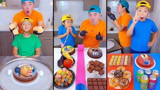 IShowSpeed cake vs  Mario cake ice cream challenge!🍨 #funny by Ethan Funny Family