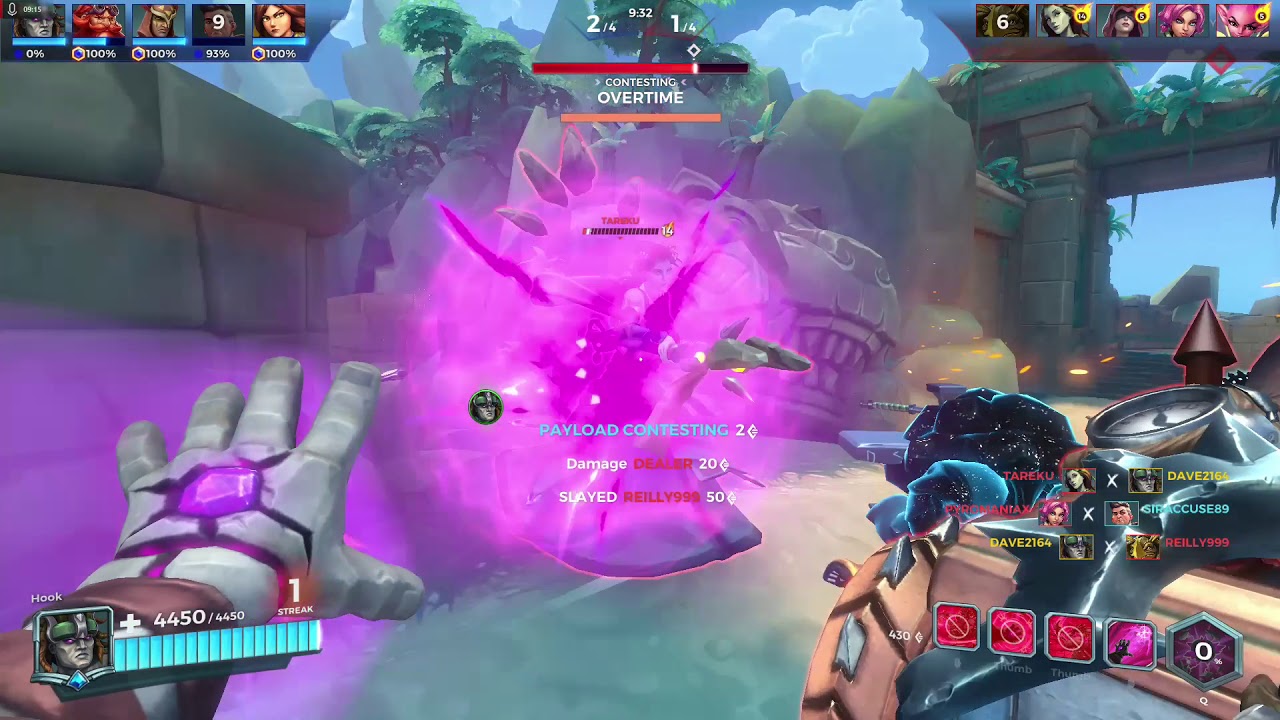 Paladins: Terminus Once More I rise! Quadra Kill on Frog Isle - YouTube