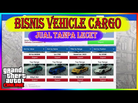 GTA 5 ONLINE | Vehicle cargo warehouse cara jual mobil tanpa lecet