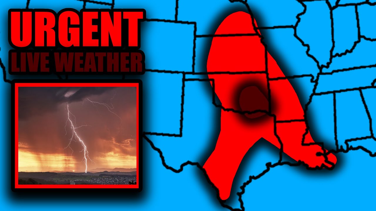 🔴Live Severe Weather Coverage Intense Tornado Possible! - YouTube