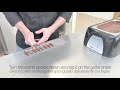 Video: PETALO 20FH03S Pettine per decorazioni in cioccolato H6cm COMB Martellato