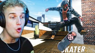 I Explored a GIANT ABANDONED MALL in Skater XL! | Skater XL