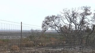 KSAT crew documents damage caused by wildfire in Medina County