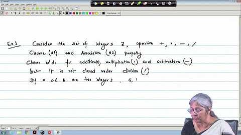 Lecture 47 : Algebraic Structures (Contd.)