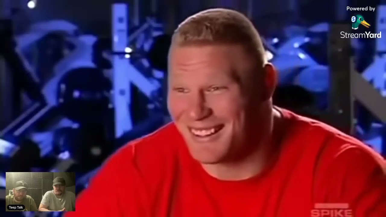 Lesnar Training Reaction