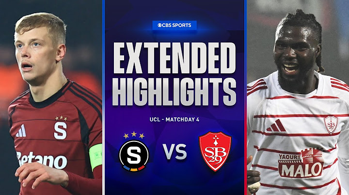 Sparta Praha vs. Brest: Extended Highlights | UCL League Phase MD 4 | CBS Sports Golazo