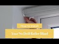 How to install your no drill twistfit roller blind  blindsbypost