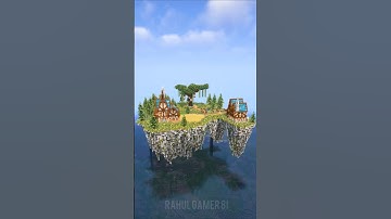 Minecraft Floating Island Base Tutorial Timelapse🤯