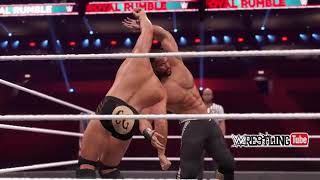 WWE 2K22 Gameplay Tyler Breeze Vs Cameron Grimes At Royal Rumble Full Match Highlights HD