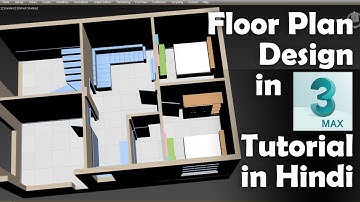 2BHK Floor Plan Design Part 3 | 3Ds Max Tutorial in Hindi | Allrounder Bhai