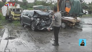 Tabrakan Beruntun Truk dan 4 Mobil di Tol Jakarta-Tangerang, Dipicu Sopir Truk Mengantuk - BIS 12/01